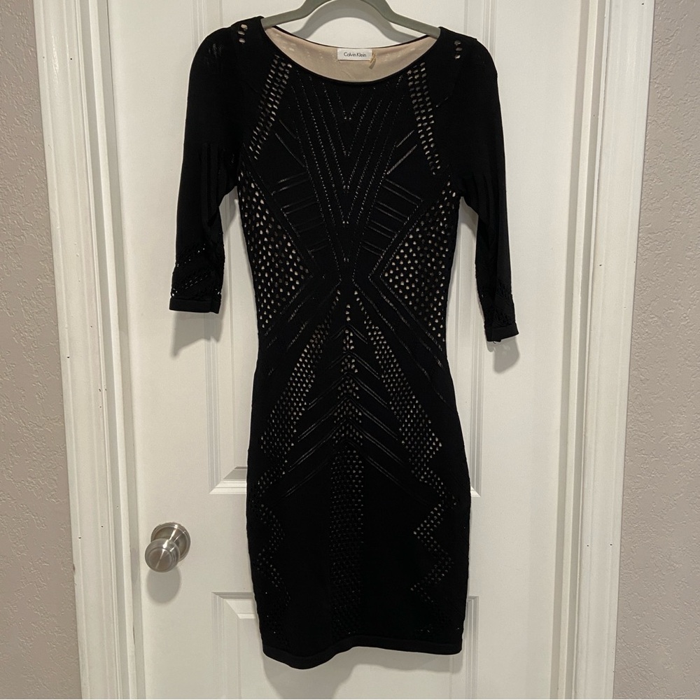 Calvin Klein Black Sheath Dress
